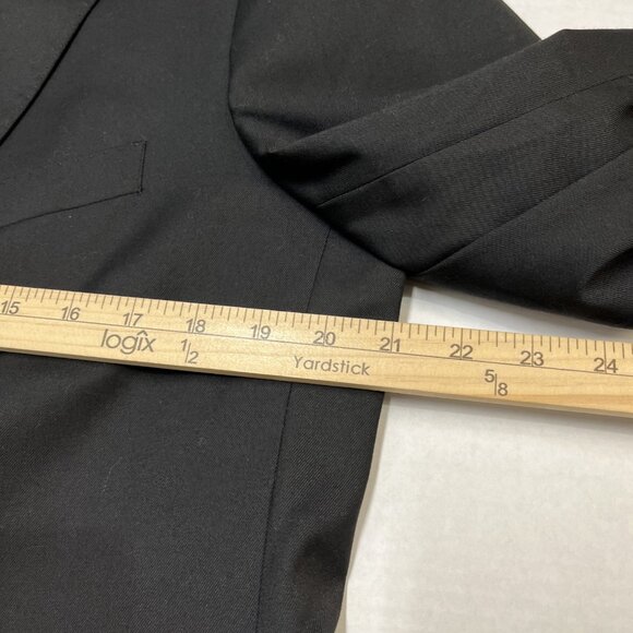 Alton Lane Blazer Mens 44L Black Mercantile Suit Jacket Tailored Fit Formal Prom - Picture 7 of 11